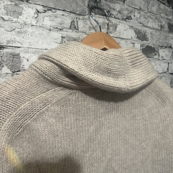 EUC J.Crew Men's Chunky Jersey Cardigan Sweater Size M - Picture 10 of 16